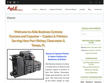 Tablet Screenshot of ablebusiness.com